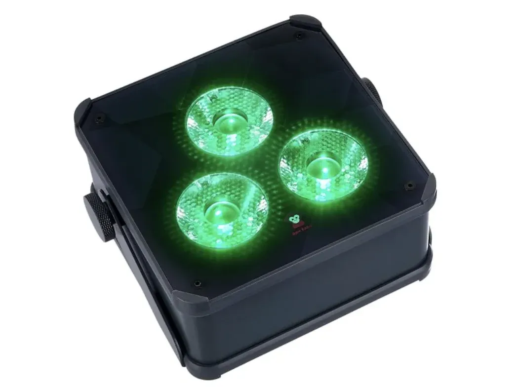 Ape Labs ApeLight maxi V2 (6er-Set) – Akku-LED-Uplights im 6er-Set mit Funk-Fernbedienung und Ladecase - kabellose Raumbeleuchtung für Hochzeiten, Galas und Firmenevents mieten – Bild 2