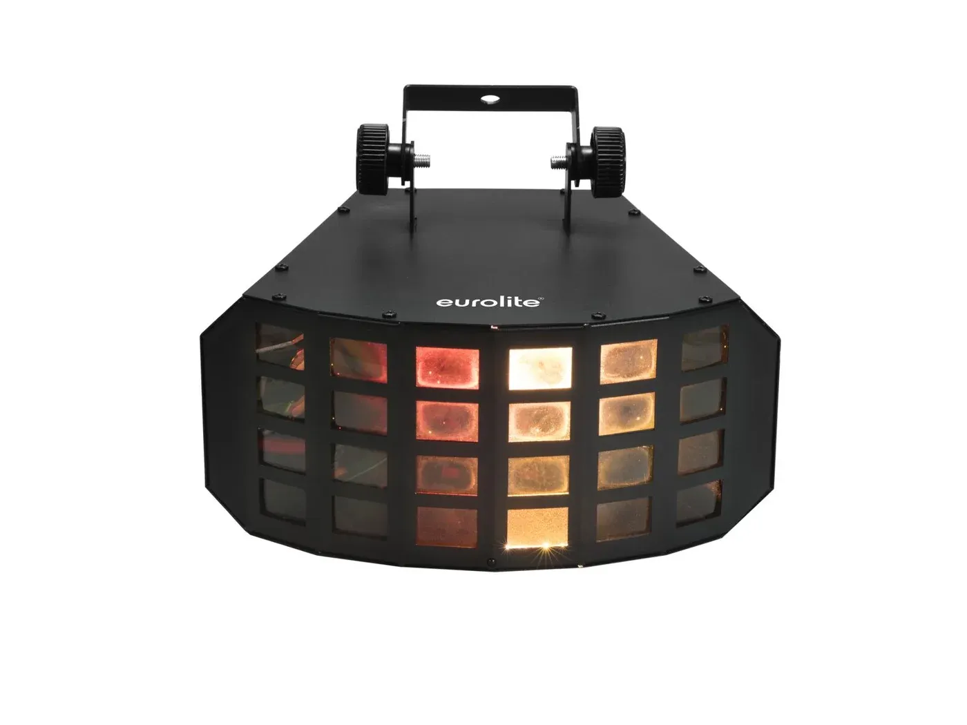 Eurolite LED D-2000 Strahleneffekt – Extrem lichtstarker Derby mit 5 × 10W LEDs (RGBAW), DMX, Musiksteuerung und IR-Fernbedienung - füllt auch große Räume mit Strahlen mieten – Bild 2