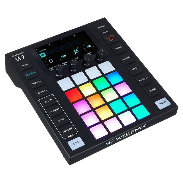 DMX-Controller Wolfmix W1 Mk2 – Standalone DMX-Lichtsteuerung mit Touchscreen – kein Computer nötig, kompatibel mit jedem DMX-Gerät mieten – Bild 3